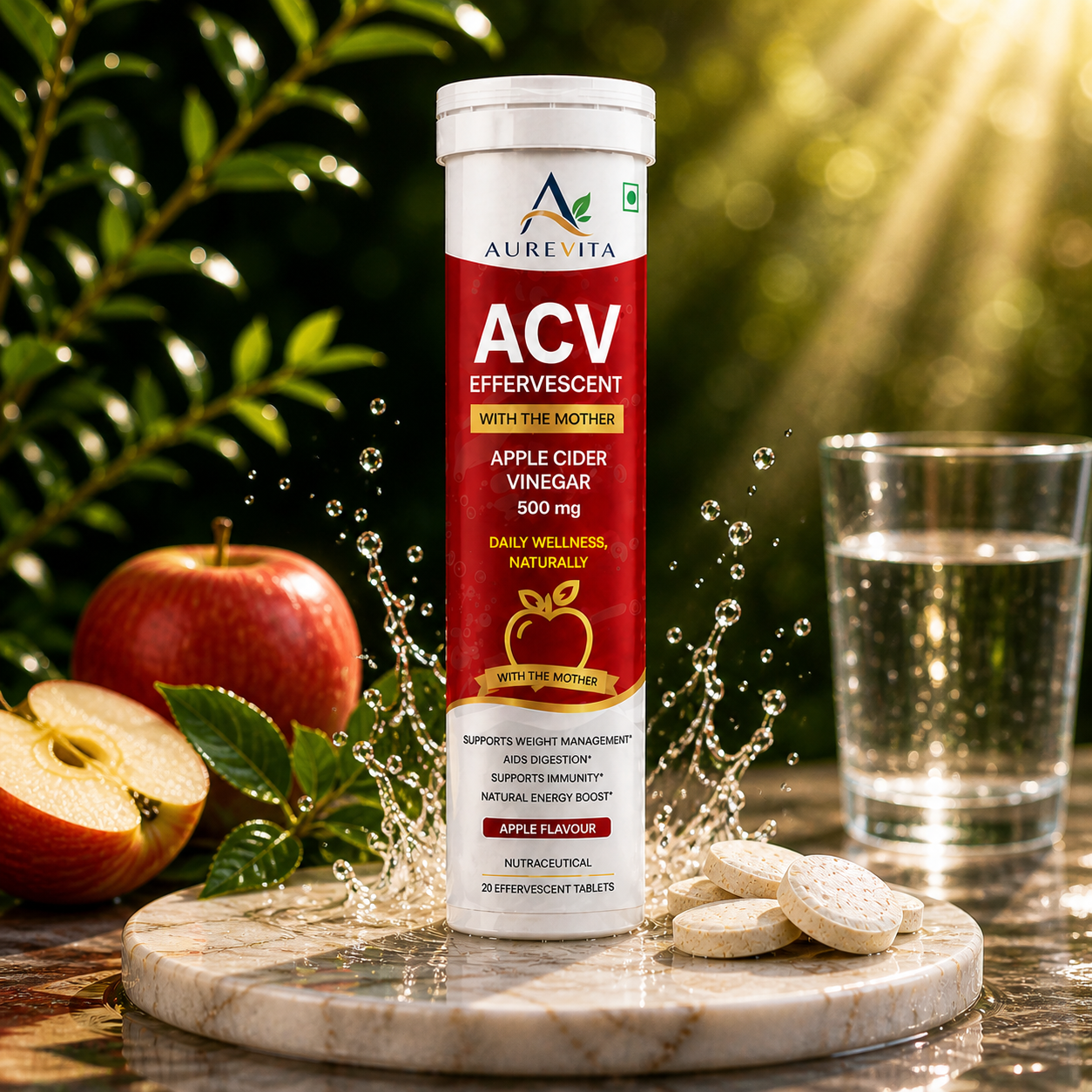 AUREVITA ACV - Effervescent tablets