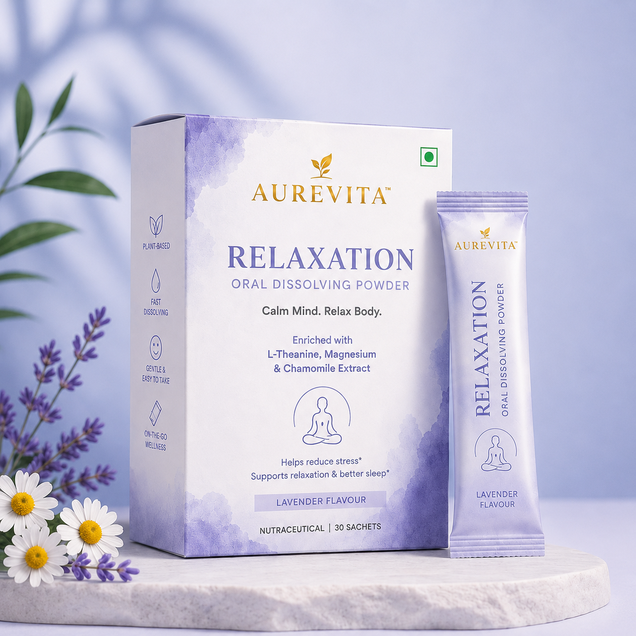 AUREVITA Relaxation Oral Dissolving Powder